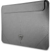 Guess Saffiano Triangle Logo case for a 14 laptop - silver - (GUE001823-0)