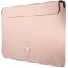Guess Saffiano Triangle Logo case for a 16 laptop - pink - (GUE001826-0)