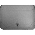 Guess Saffiano Triangle Logo case for a 16 laptop - silver - (GUE001824-0)