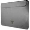 Guess Saffiano Triangle Logo case for a 16 laptop - silver - (GUE001824-0)