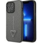 Guess Saffiano Triangle Logo case for iPhone 13 Pro / 13 6.1 - silver - (GUE002087-0)