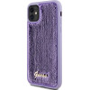 Guess Sequin Script Metal case for iPhone 11 / Xr - purple - (GUE003160-0)