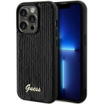Guess Sequin Script Metal case for iPhone 14 Pro Max - black - (GUE003155-0)