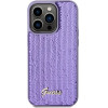 Guess Sequin Script Metal case for iPhone 14 Pro Max - purple - (GUE003397-0)