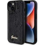 Guess Sequin Script Metal case for iPhone 15 - black - (GUE003070-0)