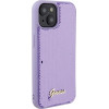 Guess Sequin Script Metal case for iPhone 15 - purple - (GUE003076-0)