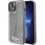 Guess Sequin Script Metal case for iPhone 15 - silver - (GUE003073-0)