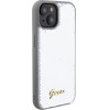Guess Sequin Script Metal case for iPhone 15 - silver - (GUE003073-0)
