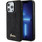 Guess Sequin Script Metal case for iPhone 15 Pro - black - (GUE003071-0)