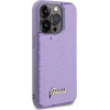 Guess Sequin Script Metal case for iPhone 15 Pro - purple - (GUE003077-0)