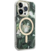 Guess Set GUBPP14LHJEACSA Case+ Charger iPhone 14 Pro 6.1'' green/green hard case Jungle MagSafe - (GUE002576-0)