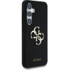 Guess Silicone Big 4G Logo Bottom Script case for Samsung Galaxy S25 - black - (GUE004294-0)