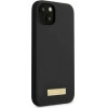 Guess Silicone Logo Plate MagSafe case for iPhone 13 mini - black - (GUE002484-0)