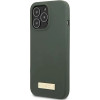Guess Silicone Logo Plate MagSafe case for iPhone 13 Pro / iPhone 13 - green - (GUE002497-0)