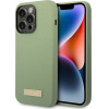 Guess Silicone Logo Plate MagSafe case for iPhone 14 Pro Max - green - (GUE002915-0)