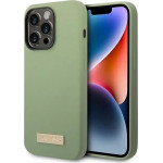 Guess Silicone Logo Plate MagSafe case for iPhone 14 Pro Max - green - (GUE002915-0)