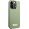 Guess Silicone Logo Plate MagSafe case for iPhone 14 Pro Max - green - (GUE002915-0)
