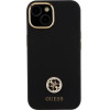 Guess Silicone Logo Strass 4G Case for iPhone 15 - Black - (GUE003306-0)