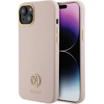 Guess Silicone Logo Strass 4G Case for iPhone 15 Plus / 14 Plus - Light Pink - (GUE003343-0)