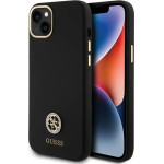 Guess Silicone Logo Strass 4G Case for iPhone 15 Plus / 14 Plus 6.7 - Black - (GUE003307-0)