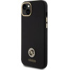 Guess Silicone Logo Strass 4G Case for iPhone 15 Plus / 14 Plus 6.7 - Black - (GUE003307-0)