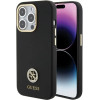 Guess Silicone Logo Strass 4G case for iPhone 15 Pro Max - black - (GUE003309-0)