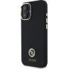 Guess Silicone Logo Strass 4G Case for iPhone 16 - Black - (GUE004146-0)