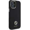 Guess Silicone Logo Strass 4G Case for iPhone 16 - Black - (GUE004146-0)