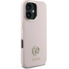 Guess Silicone Logo Strass 4G case for iPhone 16 - light pink - (GUE004121-0)
