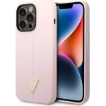 Guess Silicone Triangle iPhone 14 Pro 6.1 Case - Purple - (GUE002328-0)