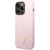 Guess Silicone Triangle iPhone 14 Pro 6.1 Case - Purple - (GUE002328-0)