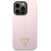 Guess Silicone Triangle iPhone 14 Pro 6.1 Case - Purple - (GUE002328-0)