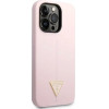 Guess Silicone Triangle iPhone 14 Pro 6.1 Case - Purple - (GUE002328-0)