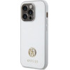 Guess Strass Metal Logo case for iPhone 15 Pro - silver - (GUE003353-0)