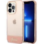 Guess Translucent iPhone 14 Pro Max 6.7 Case - Pink - (GUE002257-0)