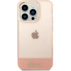 Guess Translucent iPhone 14 Pro Max 6.7 Case - Pink - (GUE002257-0)