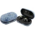 Guess TWS 4G Metal Bluetooth headphones with ENC docking station - blue - (GUE003645-0)