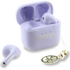 Guess TWS Glossy Effect Printed Classic Logo & Charm Headphones - Lavender - (GUE004378-0)