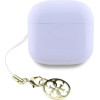 Guess TWS Glossy Effect Printed Classic Logo & Charm Headphones - Lavender - (GUE004378-0)