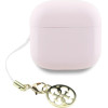 Guess TWS Glossy Effect Printed Classic Logo & Charm Headphones - Pink - (GUE004377-0)