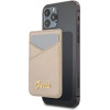 Guess Wallet Card Slot GUWMSSASLGO MagSafe Saffiano gold/gold - (GUE001305-0)