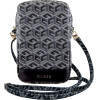 Guess Zip GCube Bottom Stripe phone bag - black - (GUE003680-0)