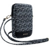 Guess Zip GCube Bottom Stripe phone bag - black - (GUE003680-0)