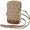 Guess Zip GCube Bottom Stripe phone bag - brown - (GUE003682-0)