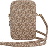 Guess Zip GCube Bottom Stripe phone bag - brown - (GUE003682-0)