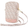 Guess Zip GCube Bottom Stripe phone bag - pink - (GUE003683-0)