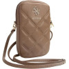 Guess Zip Quilted 4G bag - brown - (GUE003693-0)