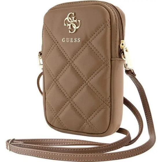 Guess Zip Quilted 4G bag - brown - (GUE003693-0)