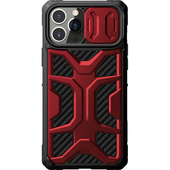 Nillkin Adventruer Case case for iPhone 13 Pro Max armored cover with camera cover red - (Nillkin Adventruer Case(PC+TPU) Apple iPhone 13 Pro Max Maga red)