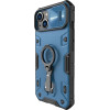 Nillkin CamShield Armor Pro Magnetic Case iPhone 14 Plus Magnetic MagSafe Cover with Camera Protector Blue - (Nillkin CamShield Armor Pro Magnetic Case iPhone 14 Plus 6.7 2022 Blue)